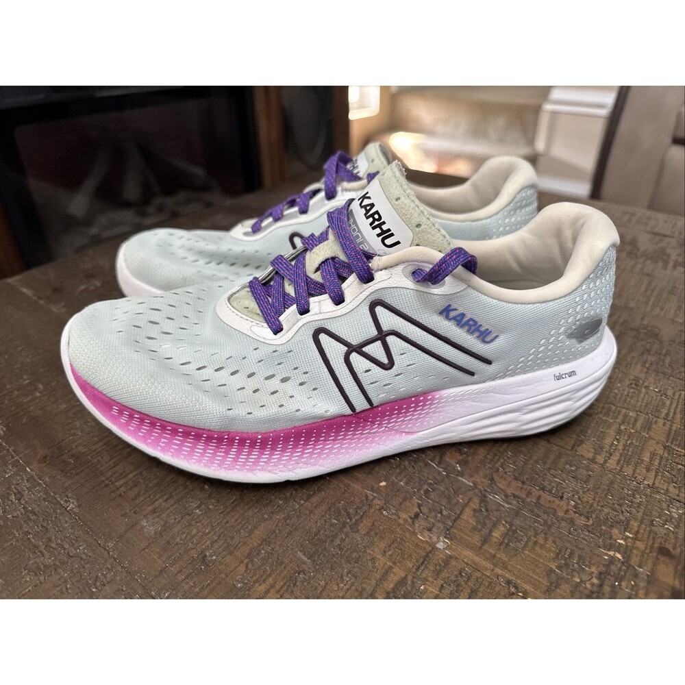 Karhu Fusion Ortix Women's Running Shoes Light Blue Purple Size 10 Orthotic
